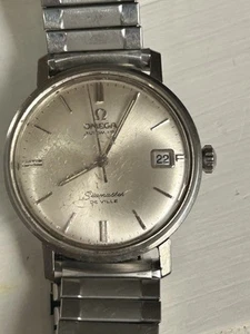 Vintage Omega Seamaster Deville Automatic Mans SS Watch parts or repair - Picture 1 of 8
