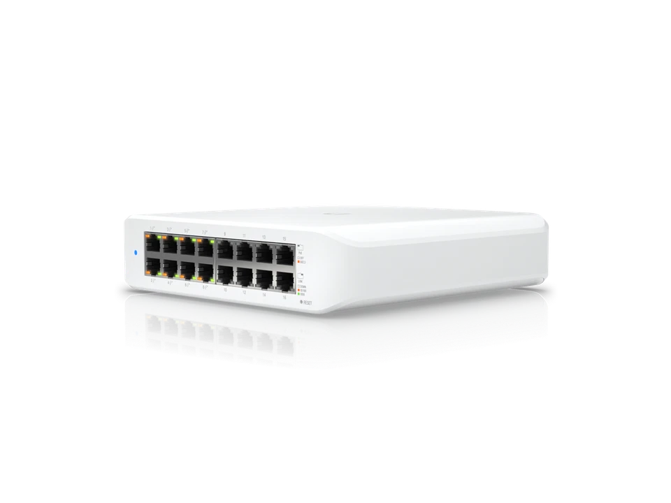 Ubiquiti Lite 16 PoE, 16-Port Layer 2 PoE Switch ((USW-Lite-16-POE (45W)) - Image 1 of 4