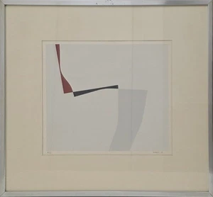 BONFANTI ARTURO (Bergamo, 1905 - 1978) OHNE TITEL Siebdruck 1971 cm. 40 x 35 - Bild 1 von 3