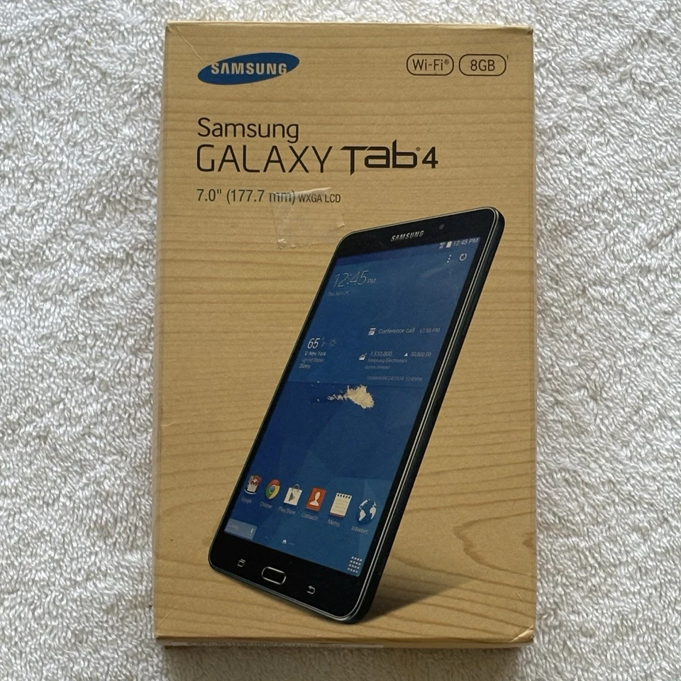 New in Box WiFi  Samsung Galaxy Tab 4 - 7.0" -  8GB Black SM-T230NU Multi User M - Image 1 of 4
