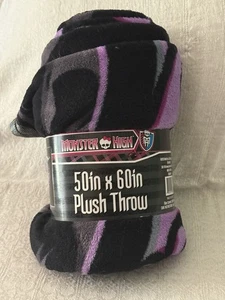 "Manta Monster High tiro de felpa 50"" X 60"" nueva" - Imagen 1 de 3
