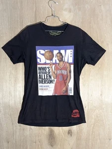 Allen Iverson Shirt Herren Medium schwarz Mitchell Ness Slam Grafik Basketball - Bild 1 von 11
