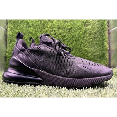 Nike Air Max 270 молодежи GS тройной черный работает кроссовки BQ5776-001 - размер 6,5Y - Изображение 1 из 4