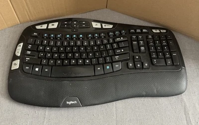 Logitech K350 (no Dongle) Wireless Wave Keyboard - Tested - Image 1 of 4