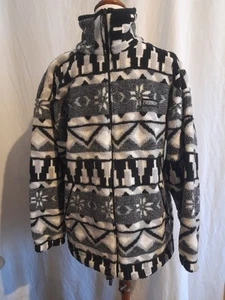 Vintage Everwarm polar fleece Full zip sweater Fits Medium Made in NZ - Picture 1 of 5