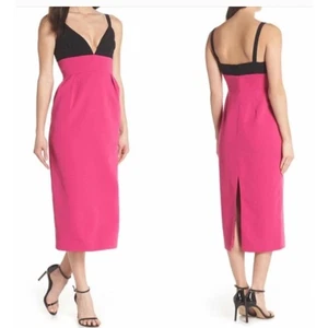 Jill Jill Stuart Begonia Colorblock Two Tone Sheath Dress Size 2 - Picture 1 of 8