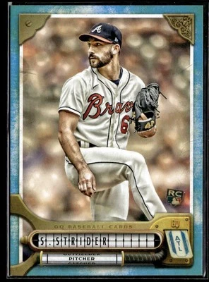 2022 Topps Gypsy Queen Blue Spencer Strider RC #130/150 Atlanta Braves #44 - Image 1 of 2