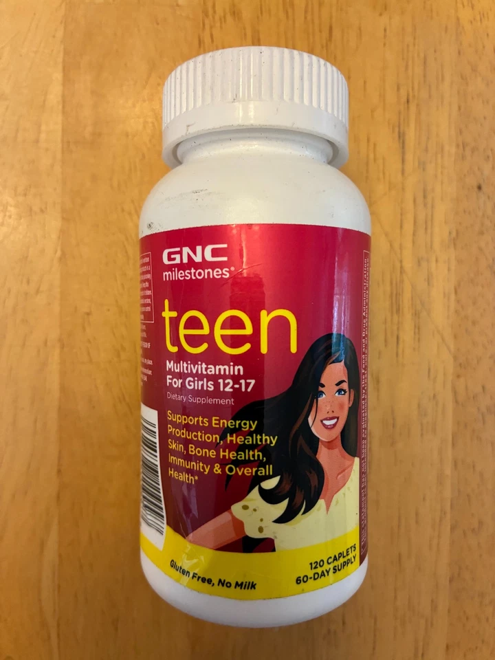 GNC Milestones Teen Multivitamin for Girls 120 Caplets