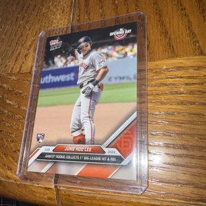 Jung Hoo Lee 2024 Topps Now Opening Day RC San Francisco Giants #8 - Bild 1 von 2