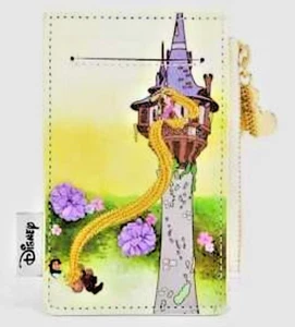 Loungefly Disney Tangled Rapunzel Cardholder Wallet Flynn Rider Pascal NEW - Picture 1 of 4