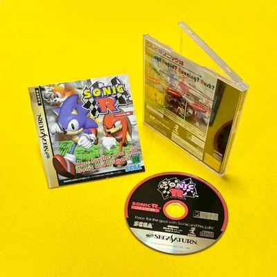 Sonic R Sega Saturn SS Game Japan JP with Case Manual - Image 1 of 4