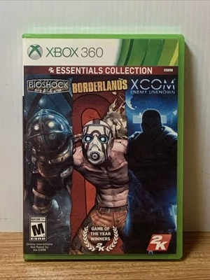 2K Essentials Collection (Microsoft Xbox 360, 2013) Bioshock, X on & Borderlands - Image 1 of 3