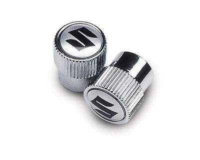 Suzuki Logo "S" Valve Stem Cap Silver 990A0-19069-SIL - Image 1 of 4