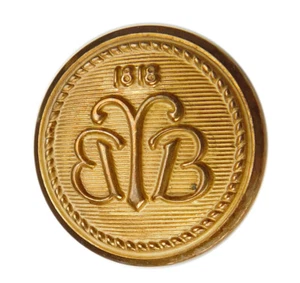 Brooks Brothers Double BB 1818 Metal Sleeve Replacement Button .60" - Picture 1 of 2
