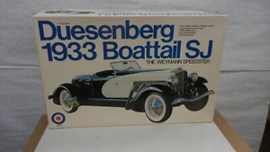 Vintage Entex 1933 Duesenberg Boattail SJ Car Kit 9135 1/16 Scale *Please Read* - Picture 1 of 17