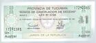 Banknote Argentinien / Argentina / Provinz De Tucuman - 1 Austral - 1991 