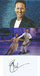 DANCING ON ICE: BRENDAN COLE SIGNED 3x5 WHITECARD+2 UNSIGNED PHOTOS+COA - Picture 1 of 1