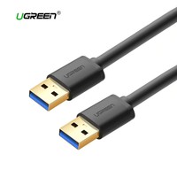 Cable USB 3.0 doble macho alta velocidad UGREEN alargador USB 0,5M 1M 2M