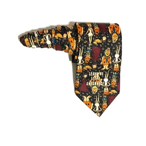 The Flintstones 1995 'Davenport' Novelty Tie Polyester / Leave No Stone Unturned - Picture 1 of 8