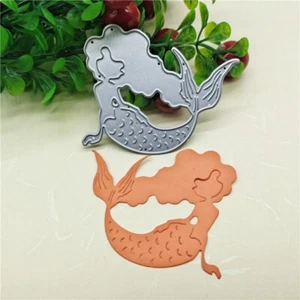 Mermaid Metal Cutting Dies card Scrapbook stencil Paper Craft Album template HOT - Picture 1 of 12