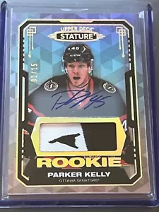 Parker Kelly Rookie Patch Auto /15 2021-22 Oberdeck Statur - Bild 1 von 2