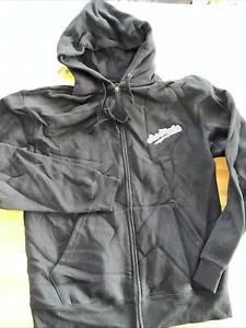 NEU Eric Clapton World Tour 2021-2022 Hoodie mit durchgehendem Reißverschluss schwarz Herren Gr. Small - Bild 1 von 7