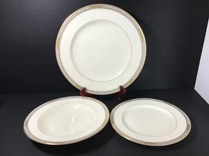 Mikasa SHERATON LAN 03 Rim Soup Bowl, Dinner and Salad Plate - Picture 1 of 5