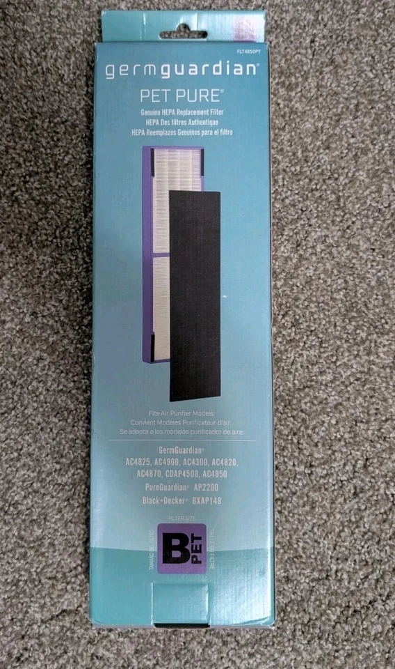 GermGuardian Pet Pure HEPA Replacement Filter FLT4850PT Size B Pet PureGuardian - Image 1 of 1