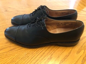 Allen Edmonds Park Avenue Oxford-Schuhe, schwarz Leder Captoe Größe 11,5A - Bild 1 von 9
