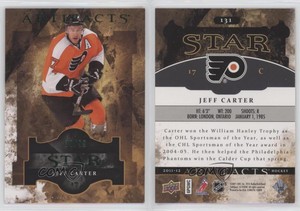 2011-12 Upper Deck Artifacts Star Emerald /99 Jeff Carter #131