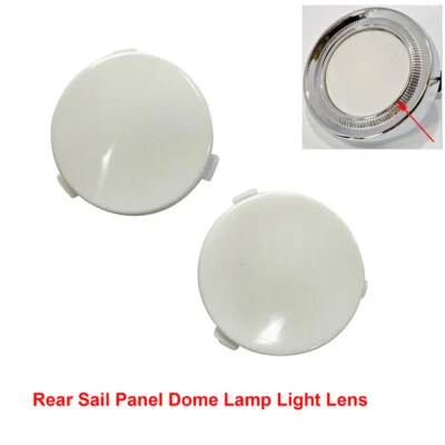 1Pair Rear Sail Panel Dome Lamp Light Lens Cover For Chevrolet Impala 1962-1966 - Image 1 of 4