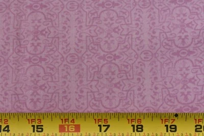By 1/2 Yd, Lavender on Very-Light-Plum Quilt Cotton, David Textiles/Bruske N6276 - Image 1 of 4