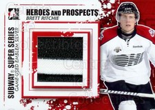2011-12 ITG Heroes and Prospects Subway Emblem Silver #21 Brett Ritchie