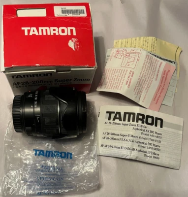 Tamron AF 28-200mm F/3.8-5.6 XR Super Zoom Lens for Canon-AF *AS-IS* - Image 1 of 4