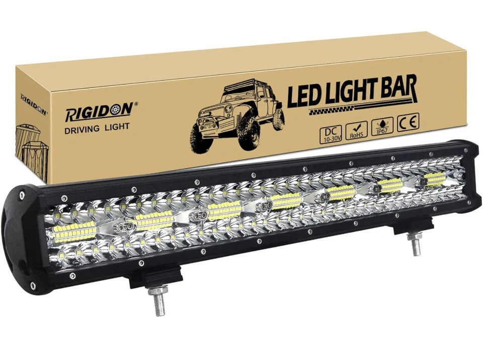 Barra Led 420 Watt 12v24v Ideale Per Jeep Fuoristrada Mezzi Agricoli 51cm - Immagine 1 di 4