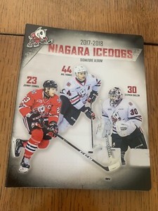 2017/18 Niagara Icedogs Team signed autographed OHL hockey set (new unopened)