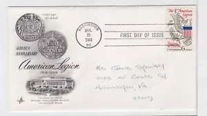 TurtlesTradingPost- American Legion 1969 FDC #1369 - Artcraft Cachet - Picture 1 of 1
