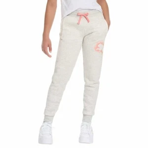 PUMA Youth Fleece Joggers Girls White Color Size L (14-16) NEW - Picture 1 of 4