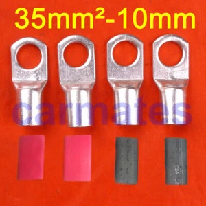 4 terminales de lengüeta de plomo de cable de batería 35-10 para engarce de cable eléctrico OZ - Imagen 1 de 3