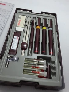 Vintage Rotring Rapidograph College Set 20/35/60mm 1 Mechanical Pencil - Picture 1 of 15