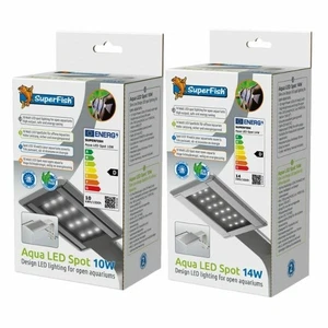 Superfish Aqua LED Spot Aquarium Lighting High Light Output Fish Tank 10W or 14W
