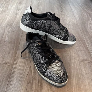 Floris Van Bommel Sneaker 44 schwarz silber 9,5 - Bild 1 von 7