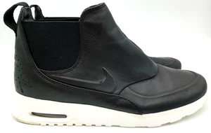 Nike Shoes Womens Size 11 Air Max Thea Mid Black Slip On Chelsea 859550-001 - Picture 1 of 11