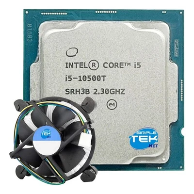 CPU Processor Intel Core i5 10500T LGA 1200 LGA1200 Bulk Tray Computer Fixed 10 - Image 1 of 4