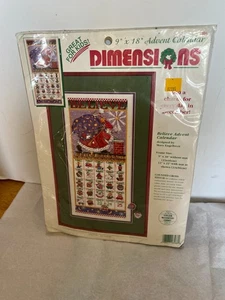 Dimensions Mary Engelbreit Believe Advent Calendar Cross Stitch Kit 8466 ‘95 New - Picture 1 of 1