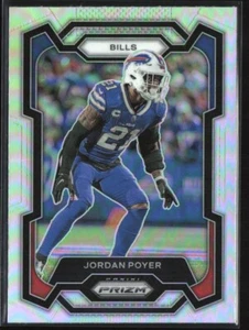 2023 Panini Prizm Silver Holo Jordan Poyer #31 Buffalo Bills - Picture 1 of 2