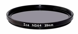 ICE 39mm ND64 Filter Neutral Density ND 64 39 6 Stop Optical Glass - Picture 1 of 1