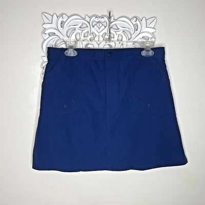 Falda corta de natación MAXINE of Hollywood talla 10 calzoncillos incorporados debajo AZUL Foto 1 de 4