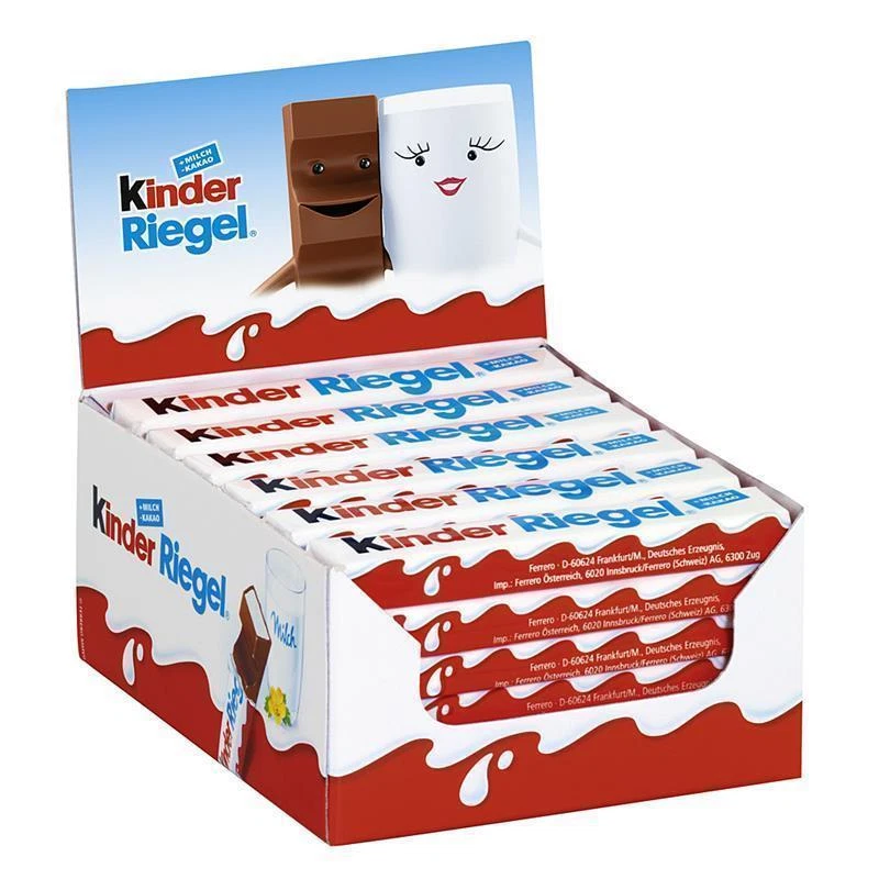 Ferrero Kinder Riegel Schokolade, 36er Pack