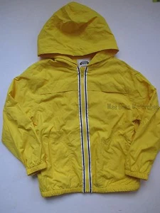 Gymboree Sunny Sports Yellow Windbreaker Hooded Jacket Boys M 7-8 NEW NWT - Picture 1 of 1